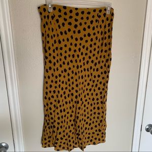 Midi leopard madewell skirt